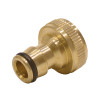 Brass Threaded Tap Connector, 1/2" - 3/4" BSP