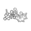 Cropped Head Nut and Bolt, M6 X 11mm