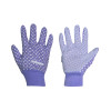 Mulch 'Garden Party' Gardening Gloves Size Medium - 3 Pairs - Pink, Green & Lavender Triple Pack