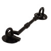 Cast Cabin Hook, Black, 150mm