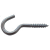 Screw Hooks - Zinc Plated - 60mm x 4.3mm - (Pack of 2)