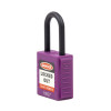Safety Lockout Padlocks Nylon, Shackle, Purple (each)