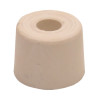 28mm White Plastic Door Stops (Pack of 2)