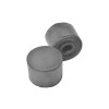 35mm Black Rubber Door Stops (Pack of 2)