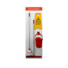 Shadow Board Cleaning Station With Lean Stand, Stocked With Hooks, Style C Red, (650mm x 2000mm)