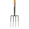 Mulch Digging Fork, Dark Grey