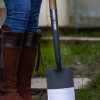 Mulch Border Spade, Dark Grey