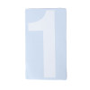 150mm White Self Adhesive Vinyl Number 1