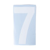 150mm White Self Adhesive Vinyl Number 7