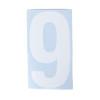 150mm White Self Adhesive Vinyl Number 9