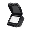 Outdoor IP66 Switched Socket - 2 Gang
