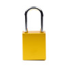 Aluminium Safety Lockout Padlock - Yellow