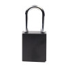 Aluminium Safety Lockout Padlock - Black