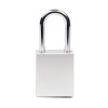Aluminium Safety Lockout Padlock - Silver