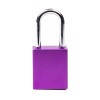 Aluminium Safety Lockout Padlock - Purple