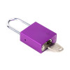 Aluminium Safety Lockout Padlock - Purple
