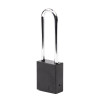 Aluminium Safety Lockout Padlock Long Shackle - Black