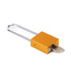 Aluminium Safety Lockout Padlock Long Shackle - Orange