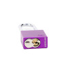 Aluminium Safety Lockout Padlock Long Shackle - Purple