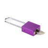 Aluminium Safety Lockout Padlock Long Shackle - Purple