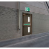 Emergency shower (Projection sign) 1.2mm Recyclable PP (200mm face)
