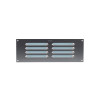 Louvred Vent - Anthracite Aluminium - 229 x 76mm