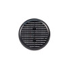 Circular Louvred Vent with Flyscreen - 80-152mm - Black