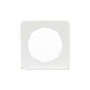 Round Wall Plate - White
