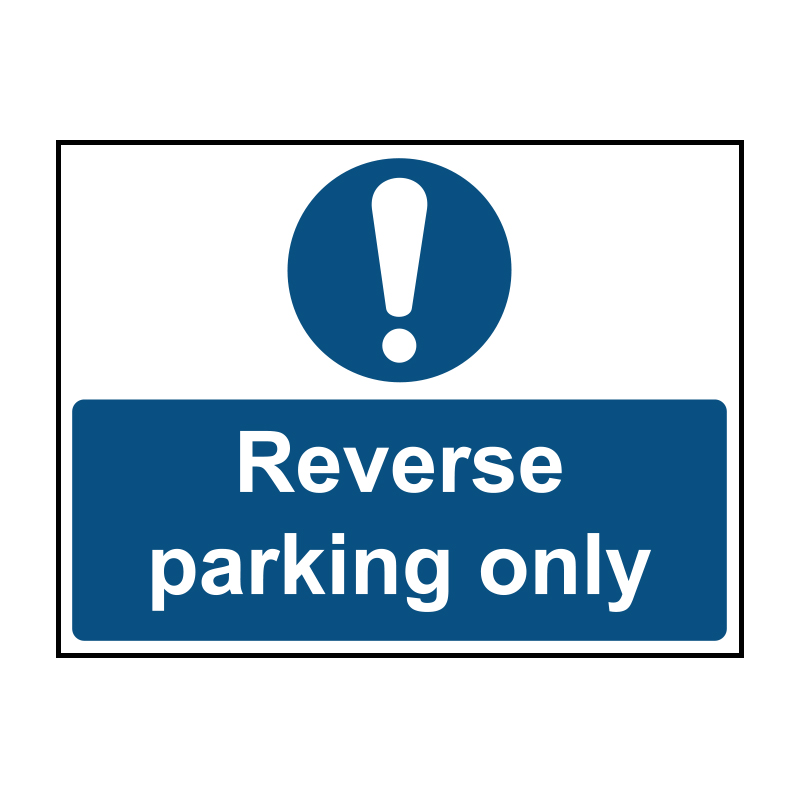 Reverse Parking Signs Reverse Parking Only Sign Stock Image. Image Of