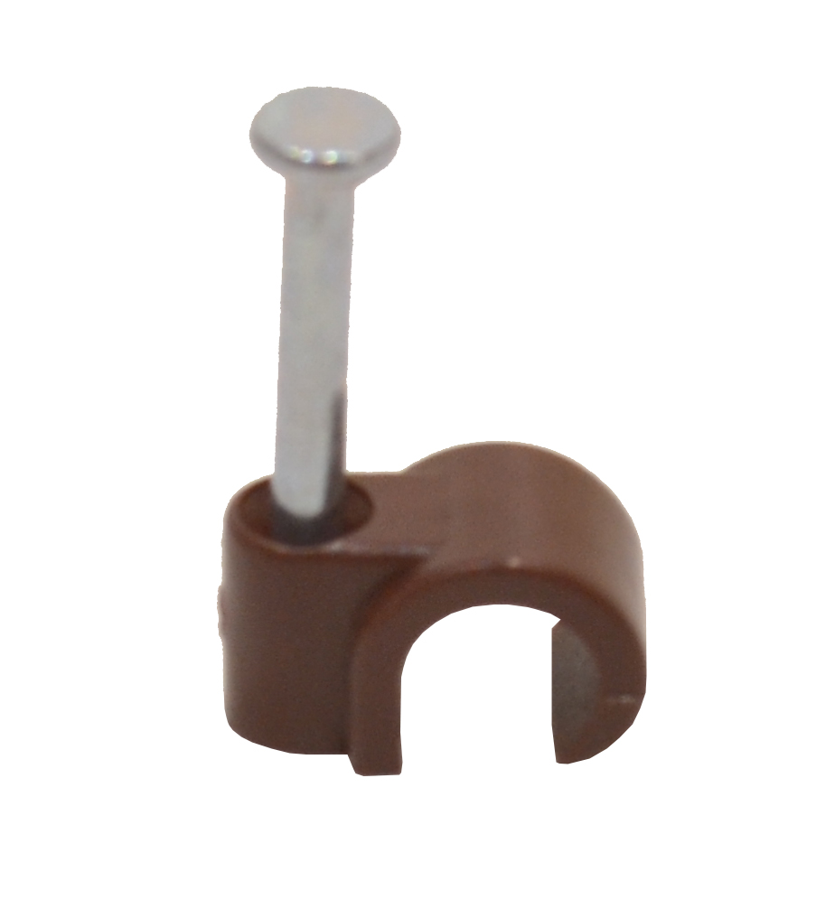 Brown shop cable clips