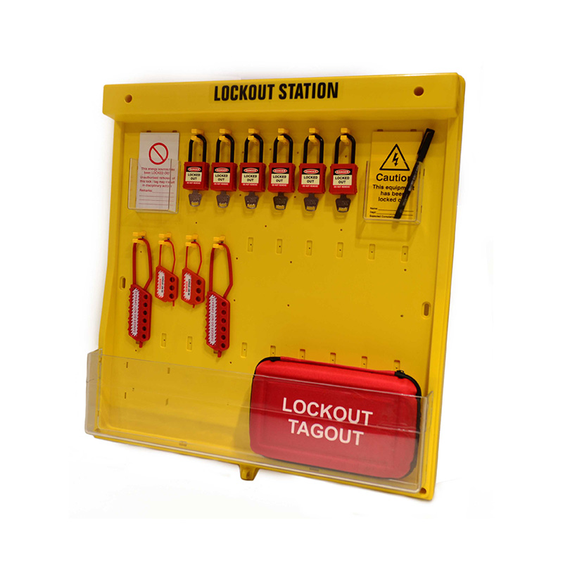 Lockout Tagout Kit Yellow – Steel Cabinet For Padlock Storage & Safety ...