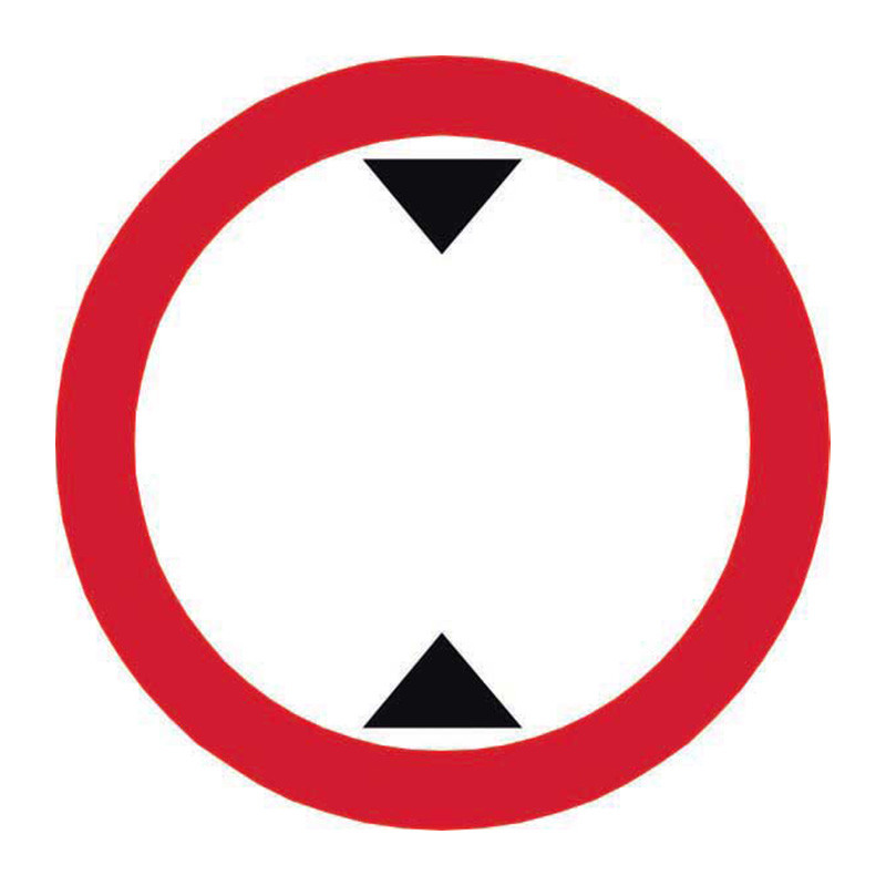 No Inbound Sign Centurion - 600mm dia. Aluminium Composite 'No Entry' Road Sign ...