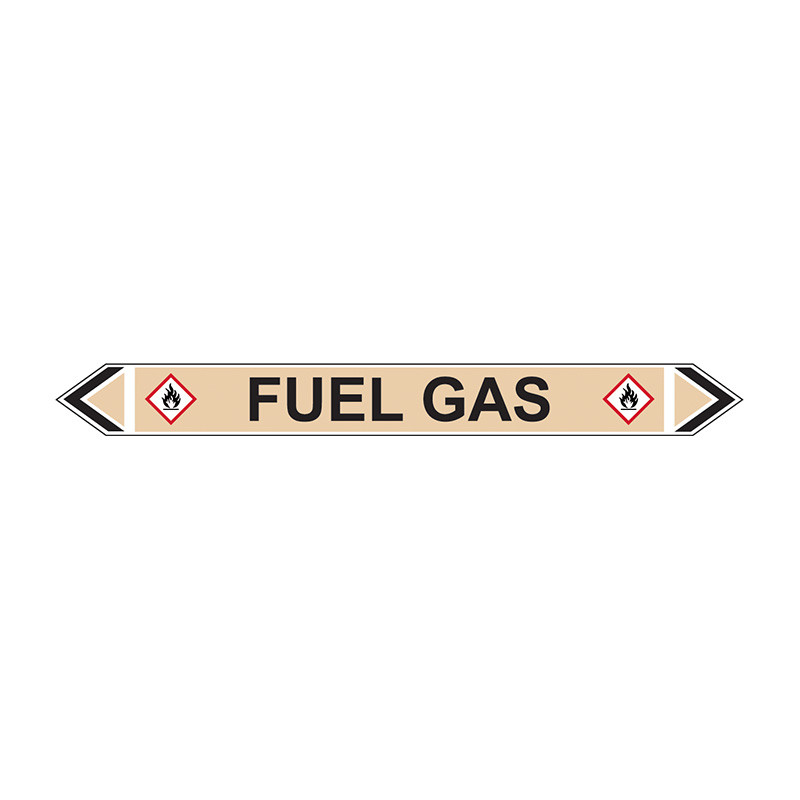 Centurion - 'Fuel Gas' Flow Marker, Self-Adhesive Polypropylene, 5 Pack ...