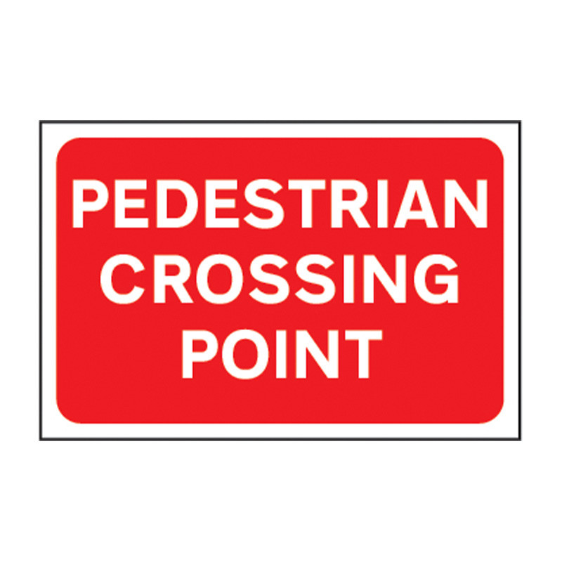 Centurion Area Code Sign Centurion - 'Pedestrian Crossing Point' Sign, 3mm Foamed PVC Board ...