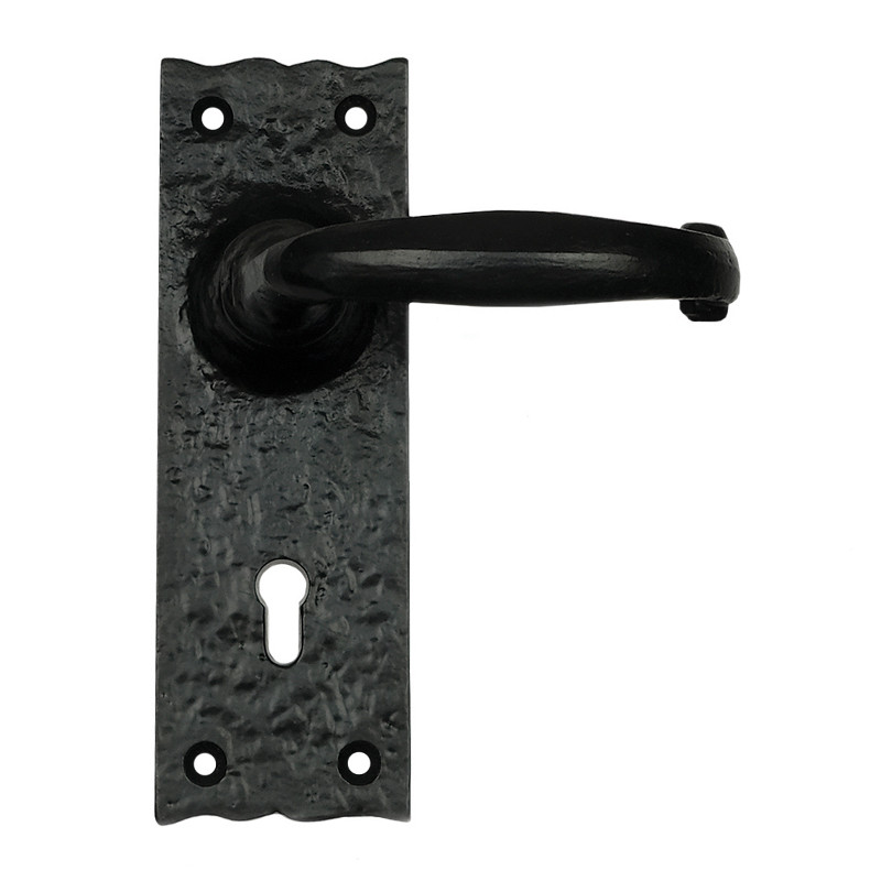 Centurion - Traditional Lock Set, Black, 150mm x 44mm