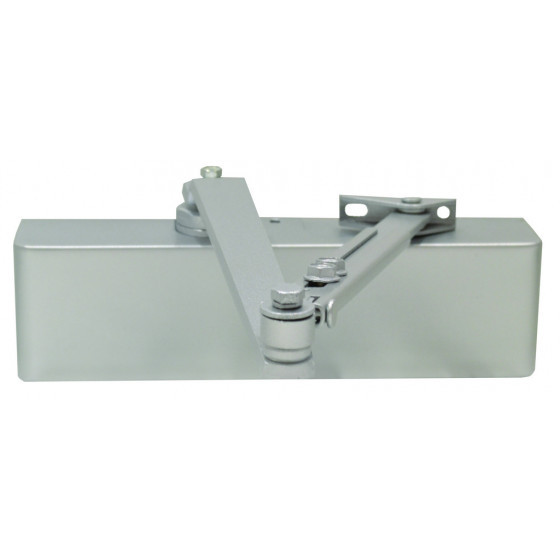 Centurion Adjustable Heavy Duty Power Door Closers, Silver