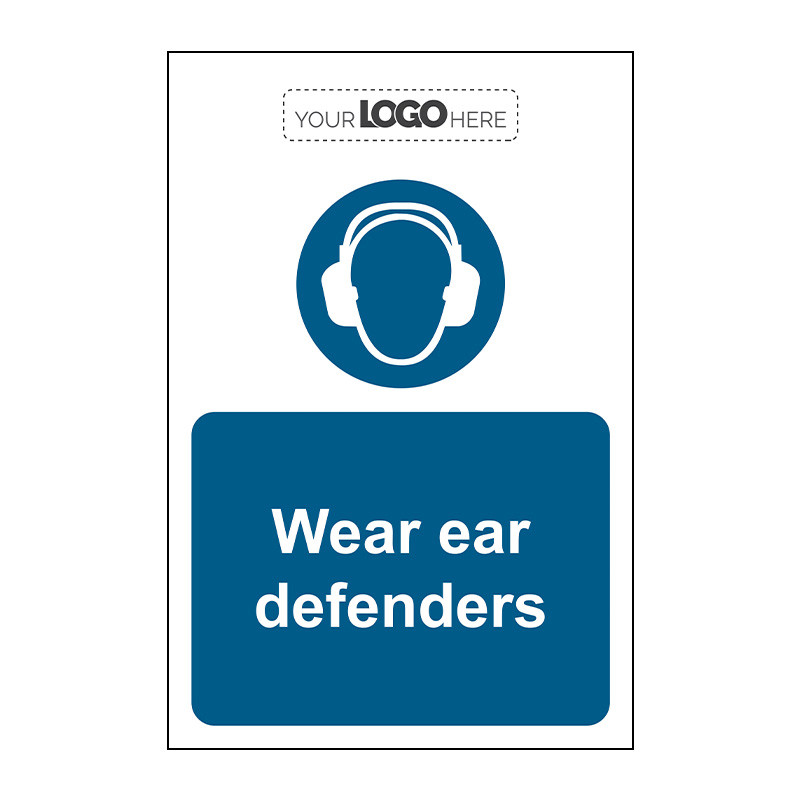 Centurion Construction Sign Wear ear defenders CRX (600 x 400mm)