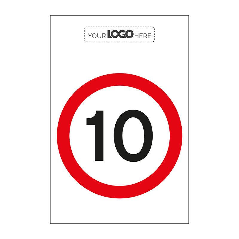Centurion Area Code Sign Centurion - Construction Sign: 10 mph - CRX (600 x 400mm)