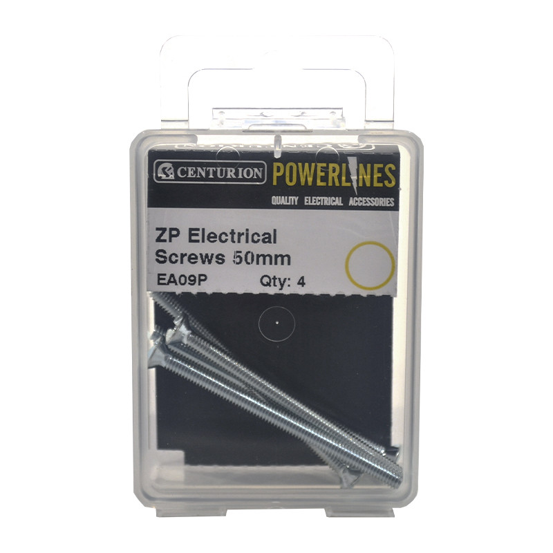 Centurion Electrical Socket Screws, M3.5 x 50mm, Zinc Plated, EA09P