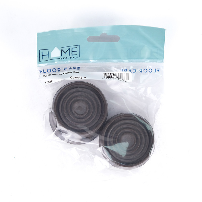 Centurion 45mm Rubber Castor Cups 4pk FC08P