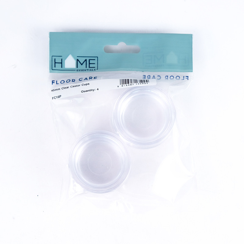 Centurion 45mm Clear Castor Cups (Pack of 4) FC16P