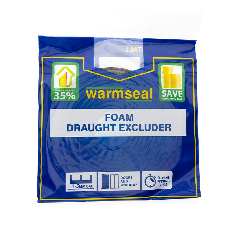 Centurion Extra Value Foam Draught Excluder G80101, 15 3.5mm