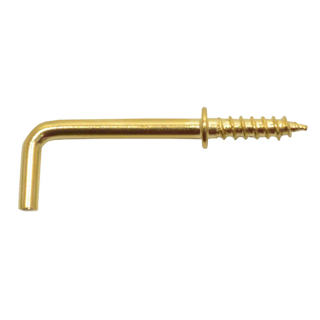 Centurion Shouldered Dresser Hooks, 25mm, Brassed