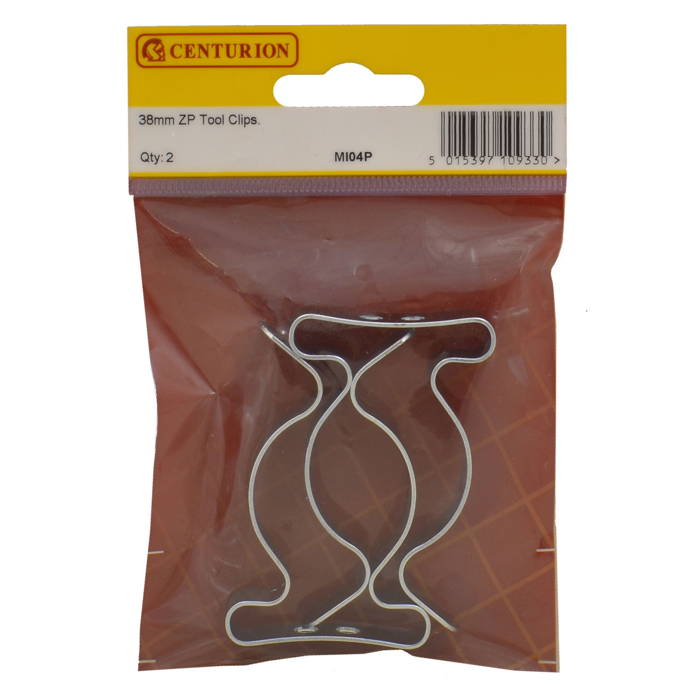 Centurion Tool Clips, 38mm, Zinc Plated, MI04P