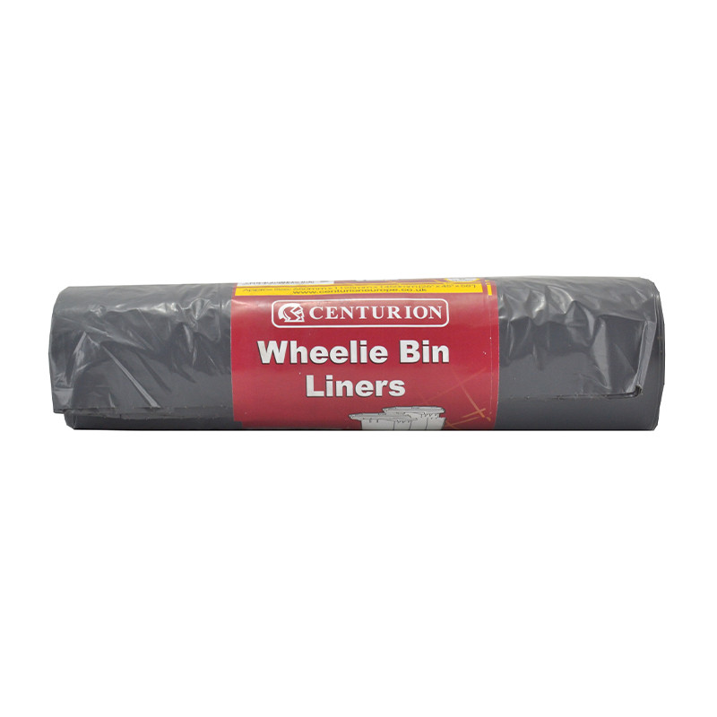 Centurion Wheelie Bin Liners, Black, 240 Litre Capacity