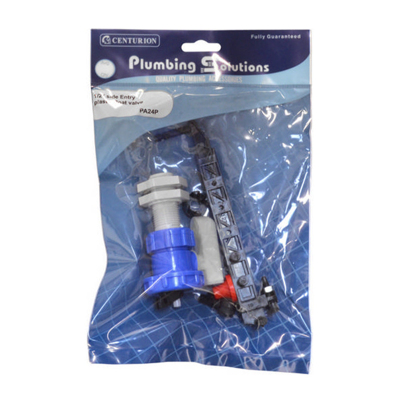 Centurion Adjustable Plastic Float Valves, 1/2" Side Entry