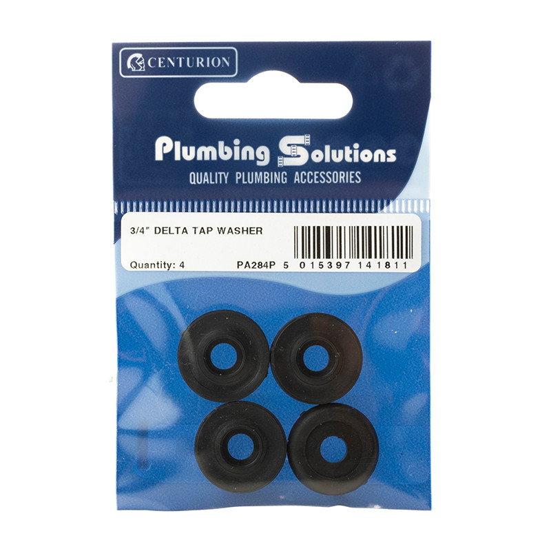 Centurion Delta Tap Washers, 3/4", Pack of 4