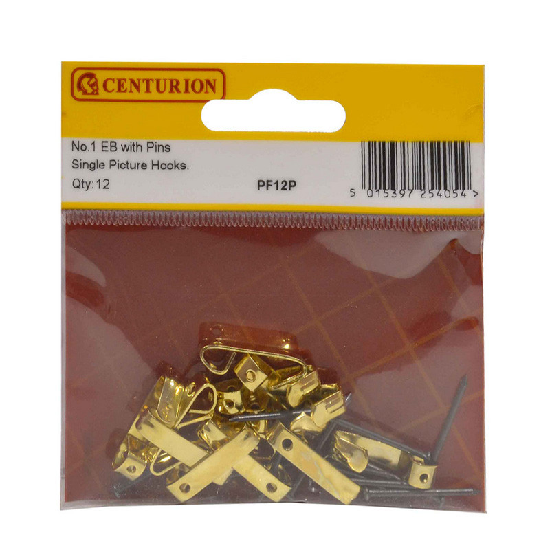 Centurion No 1 EB Single Picture Hooks (Pack of 12) PF12P