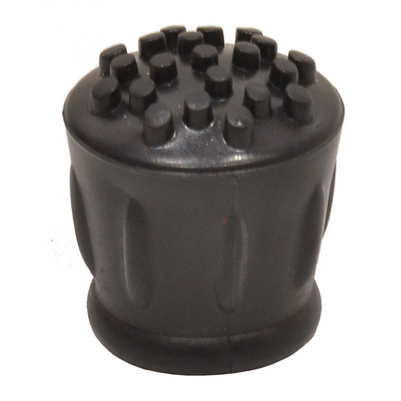 Centurion 22mm Black Rubber Walking Stick Ferrules, RP22P