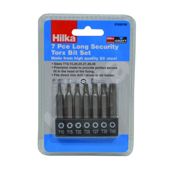 Hilka Schraubendreher-Bit-Set Pozidrive – 5-teilig, 50 Mm, Titanbeschichtet